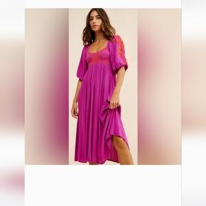 Free People Wedgewood Maxi Dress Size XS